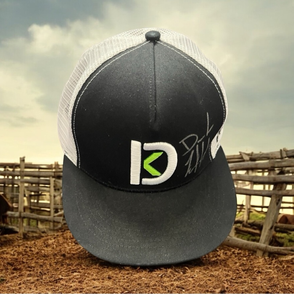 PBR - Derek Kolbaba Autographed Black and White Snapback Vexil Hat
